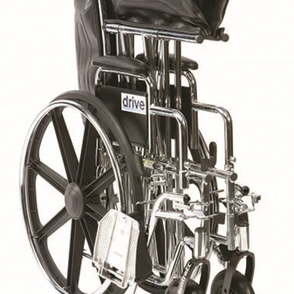 Drive DeVilbiss Bariatric Wheelchair Deluxe Sentra Heavy-Duty, Extra-Wide - 318kg 28" seat
