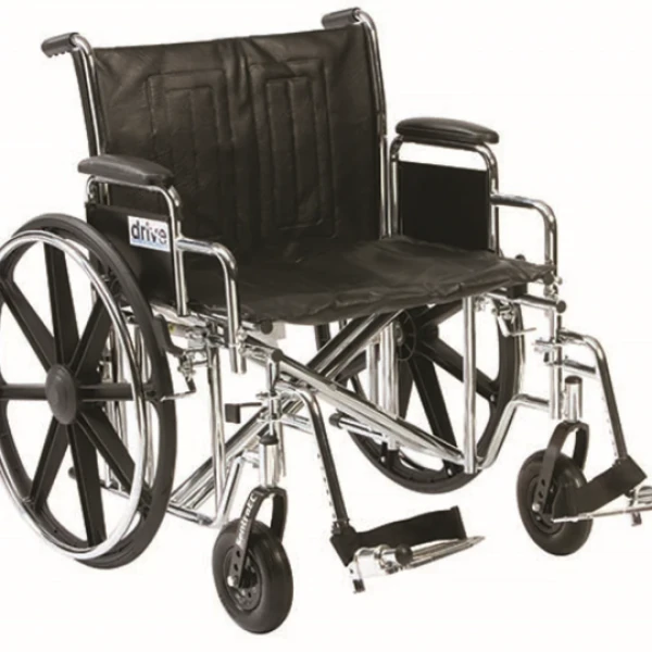 Drive DeVilbiss Bariatric Wheelchair Deluxe Sentra Heavy-Duty, Extra-Wide - 318kg 28" seat