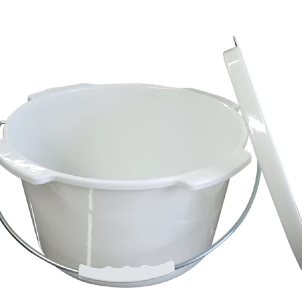 Commode Bowl with Handle and Lid